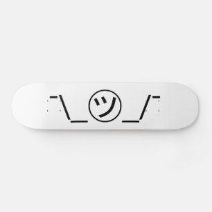 津加奈shrug絵文字の二つ㋡の_/ Kaomoji日本の スケートボード