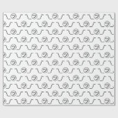 津加奈shrug絵文字の二つ㋡の_/ Kaomoji日本の ラッピングペーパー (フラット)