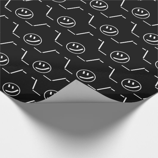 津加奈shrug絵文字の二つ㋡の_/ Kaomoji日本の ラッピングペーパー (角)