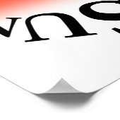 津波が来た！ ポスター (角)