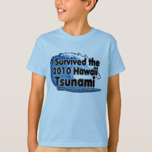 津波の生存者 Tシャツ