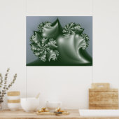 津波フラクタル ポスター (キッチン)