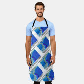 津波プエルトリコトレンチプレートテクトニクスアース エプロン (着用した状態)