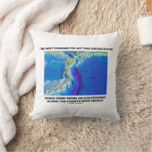 津波プエルトリコ海溝(プレートテクトニクス地球) クッション (ブランケット)