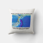 津波プエルトリコ海溝(プレートテクトニクス地球) クッション (裏面)