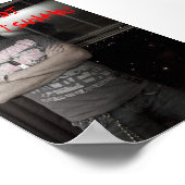 津波ポスター、DJ TSUNAMI ポスター (角)