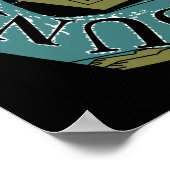 津波レリーフ、 浮き彫り!t ポスター (角)