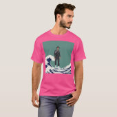 津波丘波 Tシャツ (正面フル)