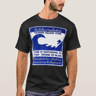 津波危険地帯サーフビーチPro Surfer Tシャツ