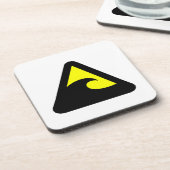 津波危険標識 コースター (左側)