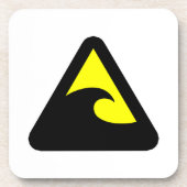 津波危険標識 コースター (正面)