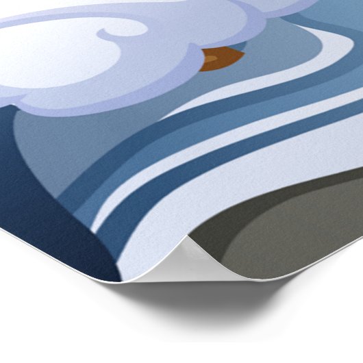 津波波 ポスター (角)