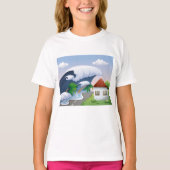 津波波 Tシャツ (正面)