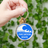 津波避難路 キーホルダー (手)