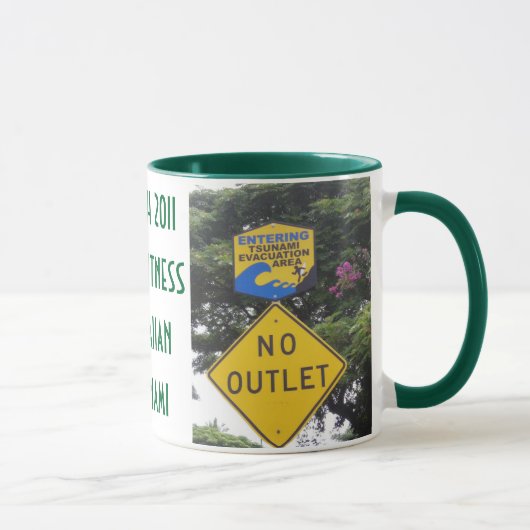 津波2011年のハワイ マグカップ (右)