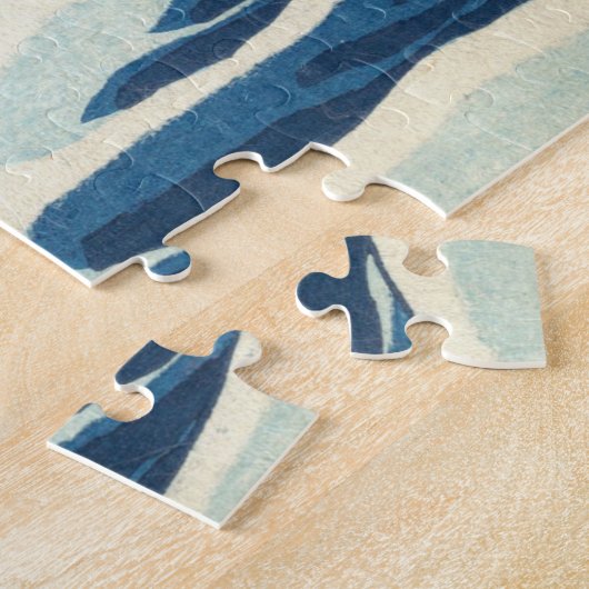 津波 ジグソーパズル (側面)