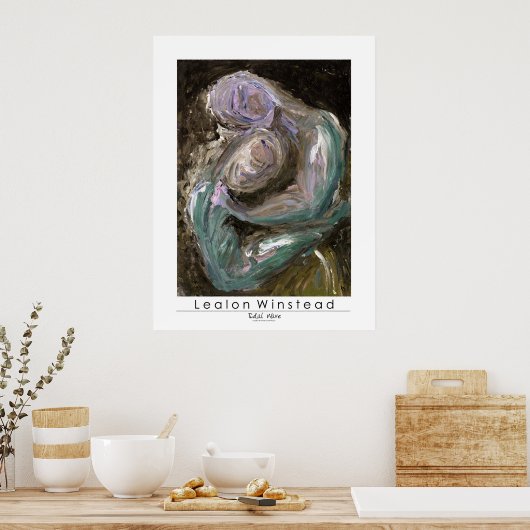 津波 ポスター (キッチン)