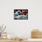 津波 ポスター (キッチン)