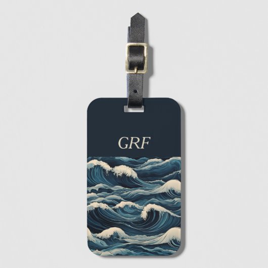 津波 ラゲッジタグ (正面縦)