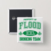 洪水のアイルランドの飲むチーム 缶バッジ (正面&裏面)