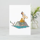 洪水の中にいる人 招待状