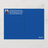 洪水の水のポストカードを持つカンザスの牛 ポストカード (裏面)