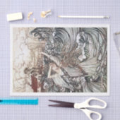 洪水の素朴 薄葉紙 (クラフト)