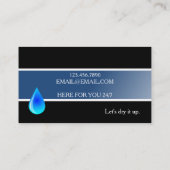 洪水水害事業及び清掃 名刺 (裏面)