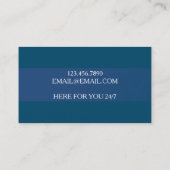 洪水水害事業及び清掃 名刺 (裏面)