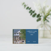 洪水災害保険被害 名刺 (スタンド正面)