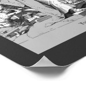 洪水発生の予言ヴィンテージ宗教 ポスター (角)