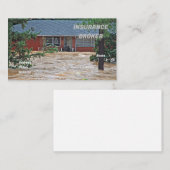 洪水被害 名刺 (正面/裏面)