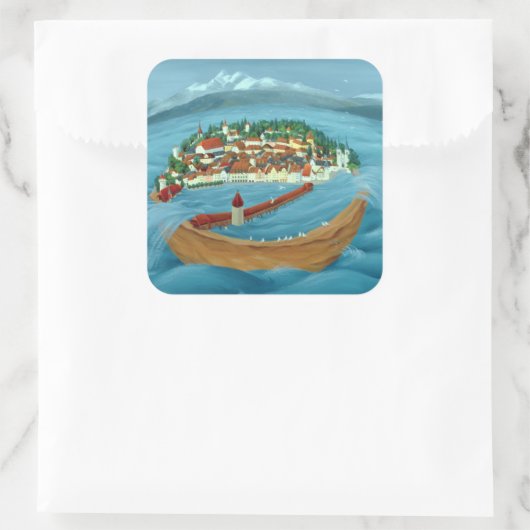 洪水1999 スクエアシール (バッグ)