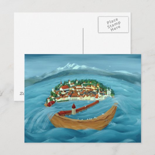 洪水1999 ポストカード (正面/裏面)