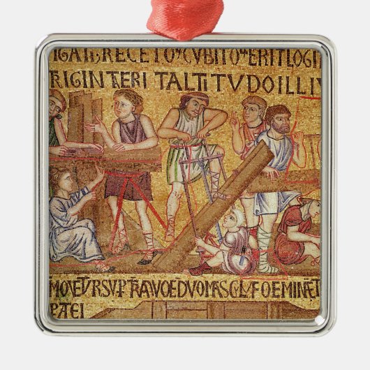 洪水、アトリウムから、の詳細 メタルオーナメント (正面)