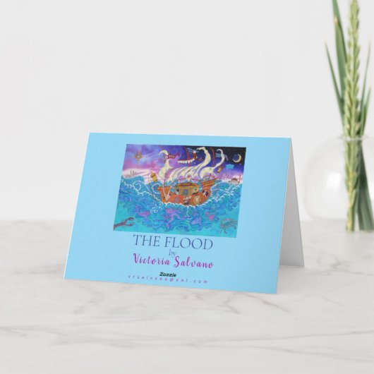 洪水 サンキューカード (裏面)