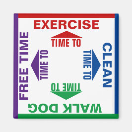 活カスタマイズ動・家事 マグネット