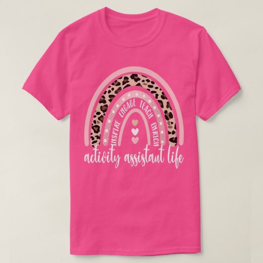 活動アシスタント活動プロフェッショナル週ギフト Tシャツ (デザイン正面)
