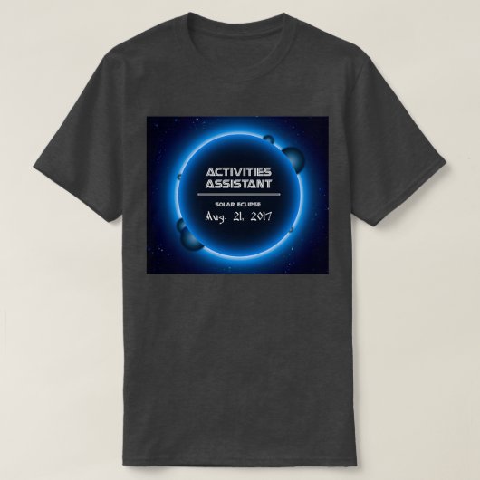 活動アシスタント3 Tシャツ (デザイン正面)