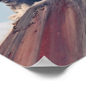 活動中の火山アナク・クラカタウから噴き出す煙 ポスター (角)