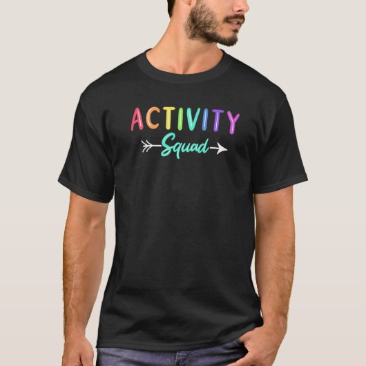 活動分隊の活動ディレクター活動アシスタント Tシャツ (正面)