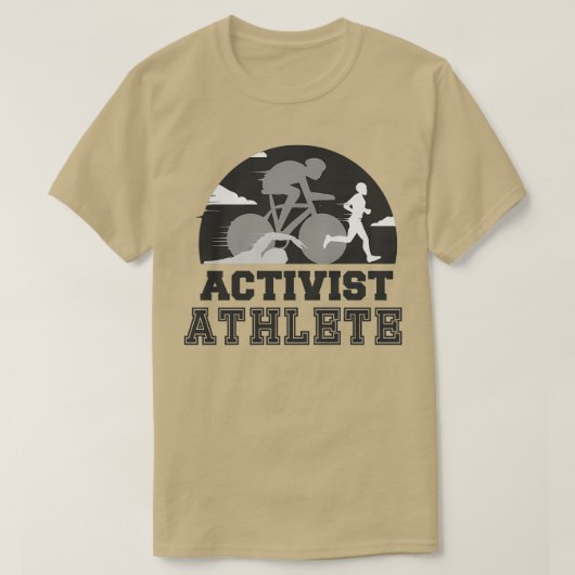 活動家アスリートTシャツ2 Tシャツ (デザイン正面)