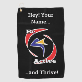 活動的で繁栄する ゴルフタオル