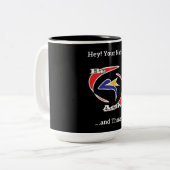 活動的で繁栄する ツートーンマグカップ (正面左)