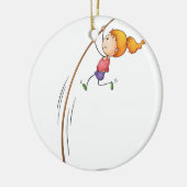 活動的な子供 セラミックオーナメント (左)