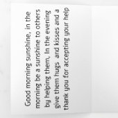 活動聖書の物語 三つ折りカード (内部最初)