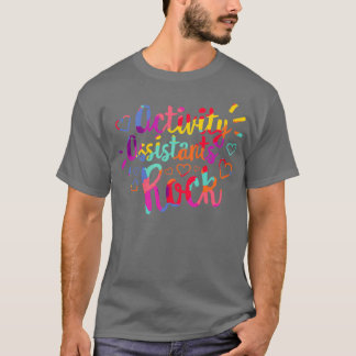 活動補助者ロックシャツ活動専門職 Tシャツ