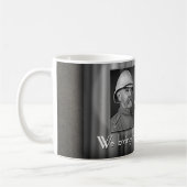 活動記録ファイルのヴィンテージ映画トレーラーのマグ コーヒーマグカップ (左)