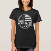 活動誇りを持ったディレクター第47月4日Usa Fla Tシャツ (正面)