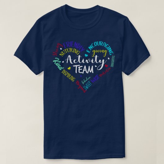 活動責任者ハート Tシャツ (デザイン正面)